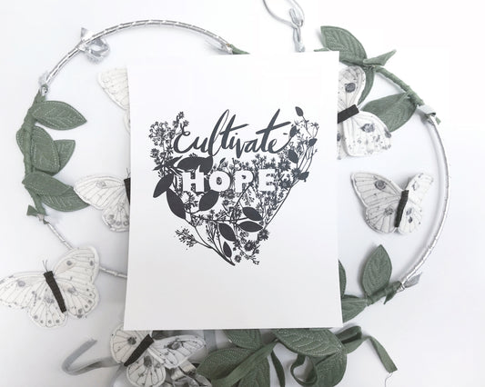 Cultivate Hope - Digital Print - Baby Jives Co
