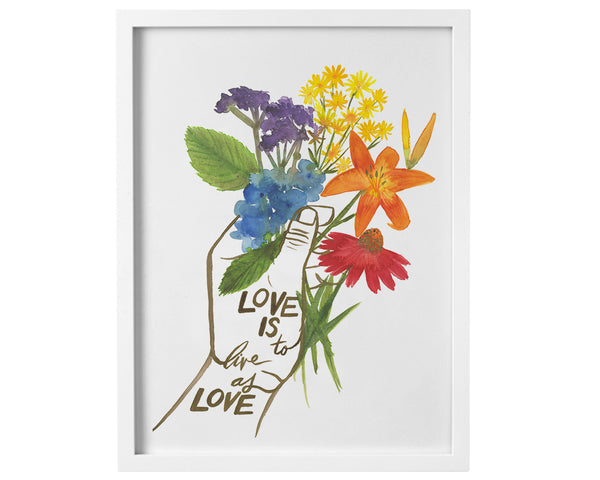 LEVI LOVE IS REAL 2023 コラージュアート LIVE AS LOVE Print