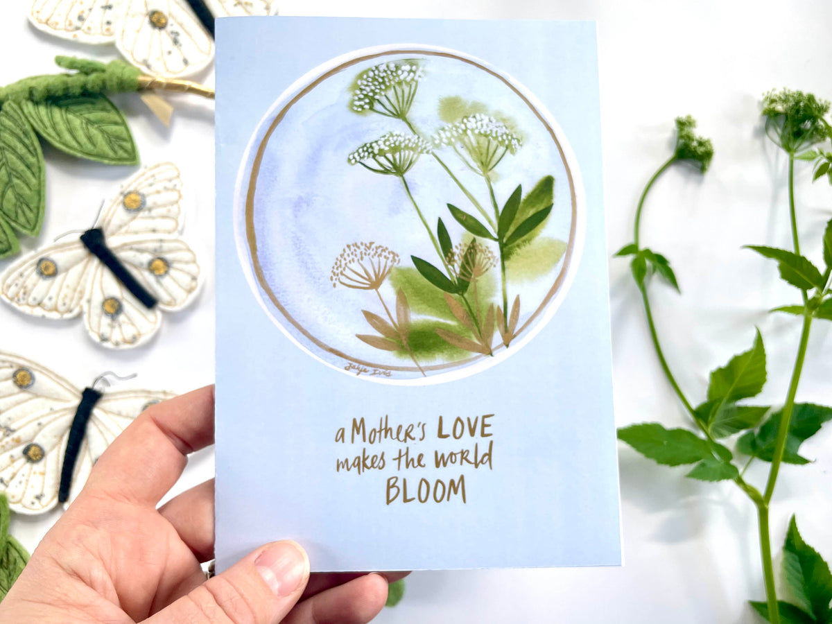 Mother's Love Blue - Digital Download Card - Baby Jives Co