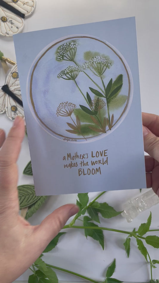 Mother's Love Blue - Digital Download Card