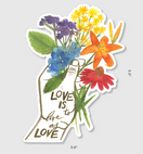 LIVE AS LOVE Sticker